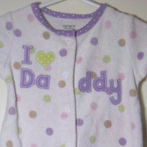 CARTER'S "I LOVE DADDY" FOOTIE